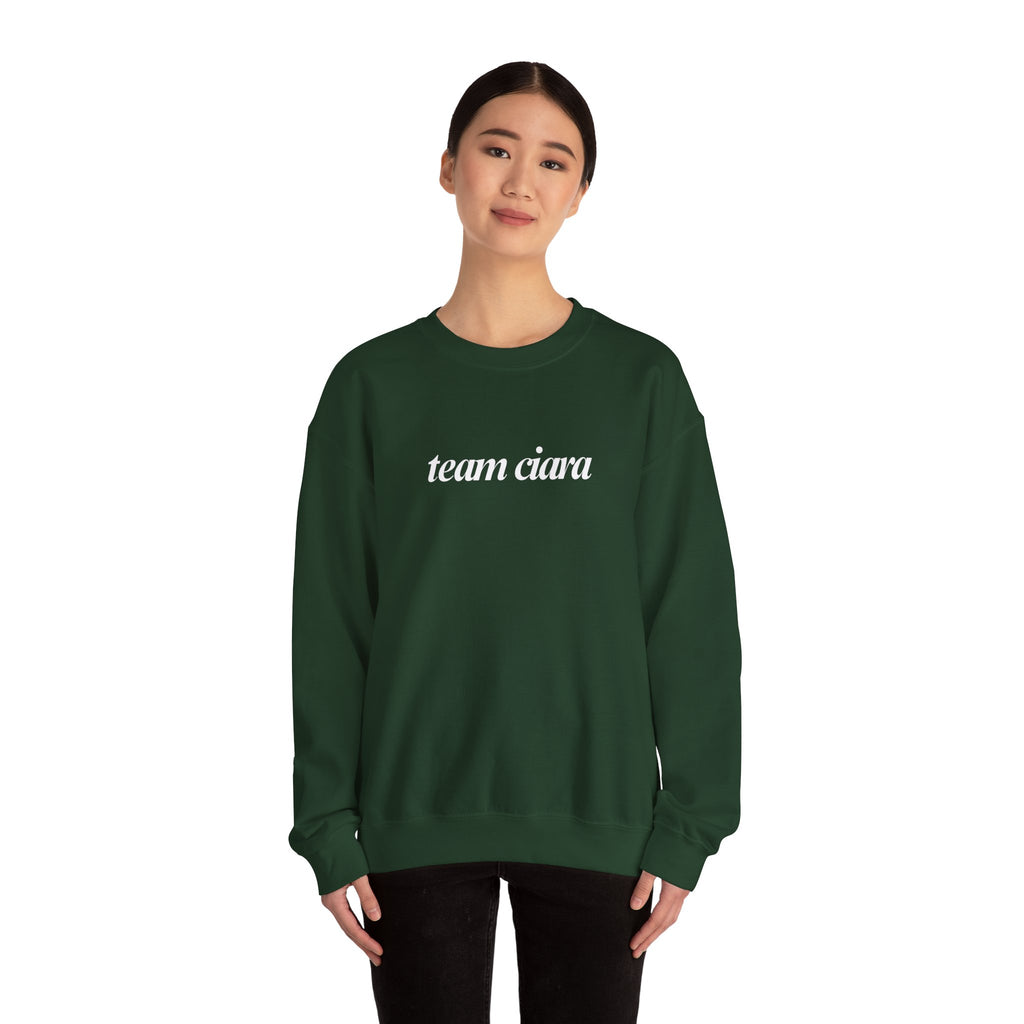 Team Ciara Crewneck Sweatshirt Carl's a Mess